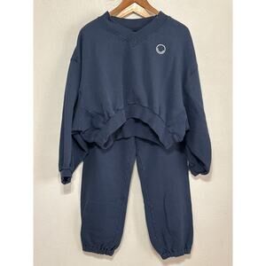 For Days Sweatpants (S) and Shirt (L) Recycled Double Textured Oversized Casual